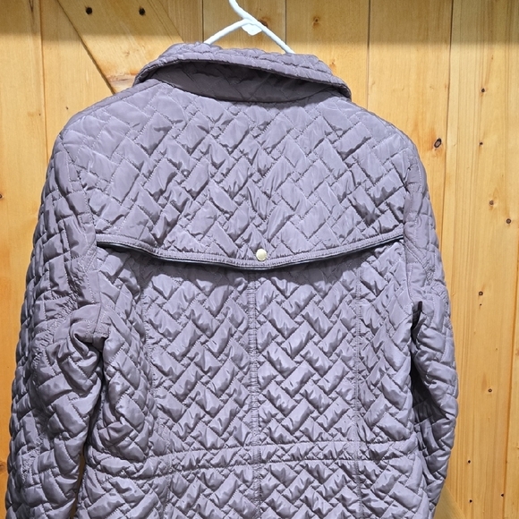 Cole Haan Women's Quilted Puffer Jacket - Taupe - Picture 3 of 5